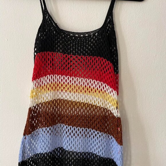 Striped crochet maxi dress - Picture 3 of 4